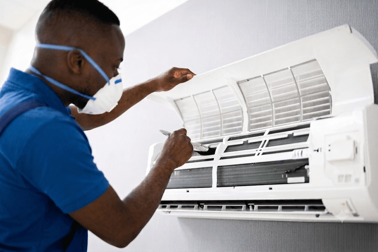 Illustration of AC Deep Cleaning service